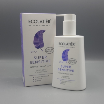 mydło do higieny intymnej Super Sensitive, pH 4,7 -, Probiotyk, kwas mlekowy