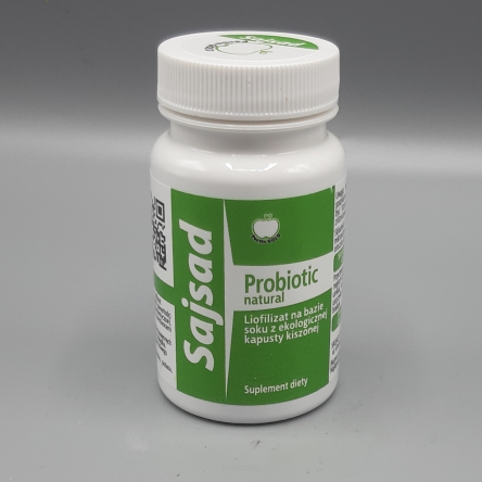 Kapusta - Liofilizat na bazie soku z ekologicznej kapusty kiszonej 300 mg - 60 kaps.