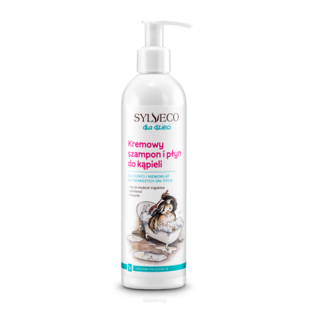 Kremowy szampon i płyn do kąpieli - dzieci - 300ml