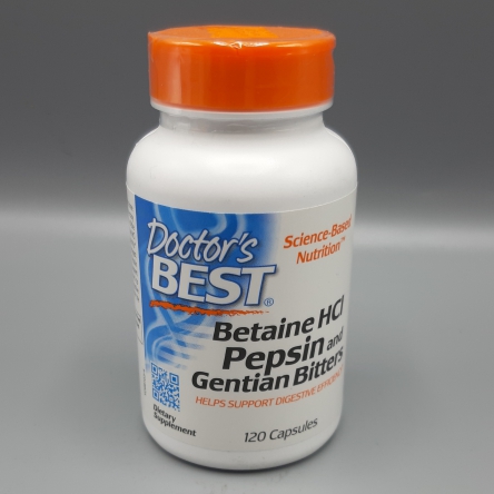 Betaine HCL  650 mg  - 120 kaps.