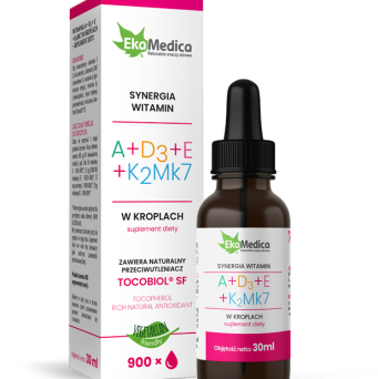 Witaminy A+D3+E+K2Mk7  spray - 30ml