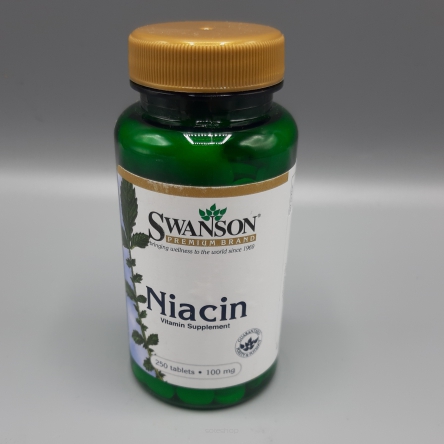 Witamina B3, niacyna 100 mg - 250 tab.